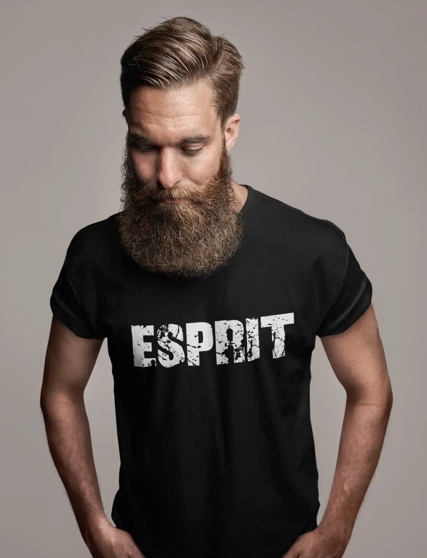 esprit Men's Retro T shirt Black Birthday Gift