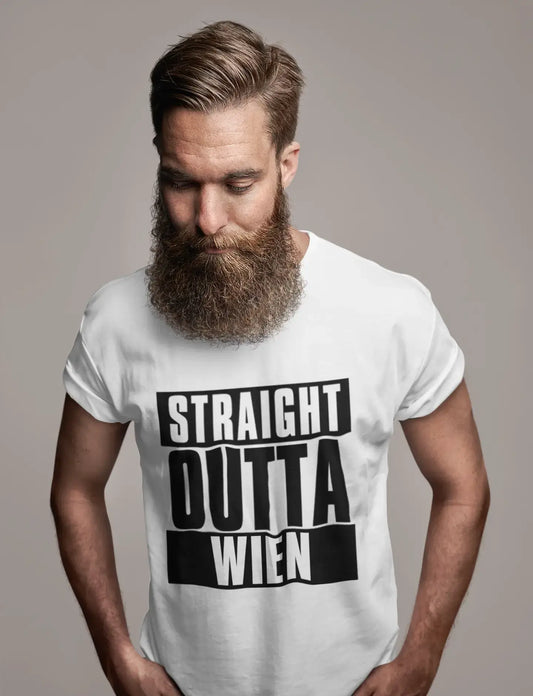 Straight Outta Wien, Men's Short Sleeve Round Neck T-shirt 00027