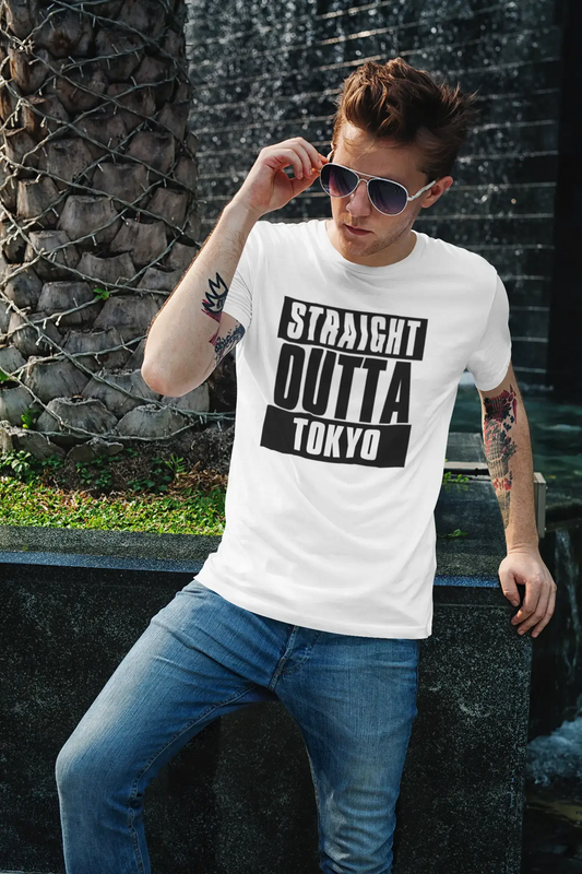Straight Outta Tokyo, Men's Short Sleeve Round Neck T-shirt 00027