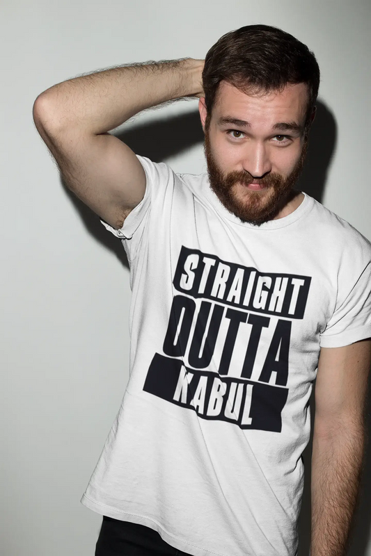 Straight Outta Kabul, Men's Short Sleeve Round Neck T-shirt 00027