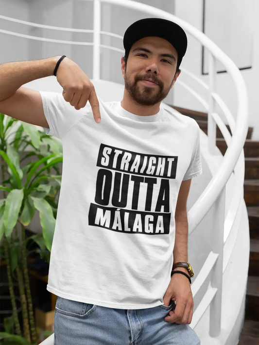 Straight Outta Malaga, Men's Short Sleeve Round Neck T-shirt 00027