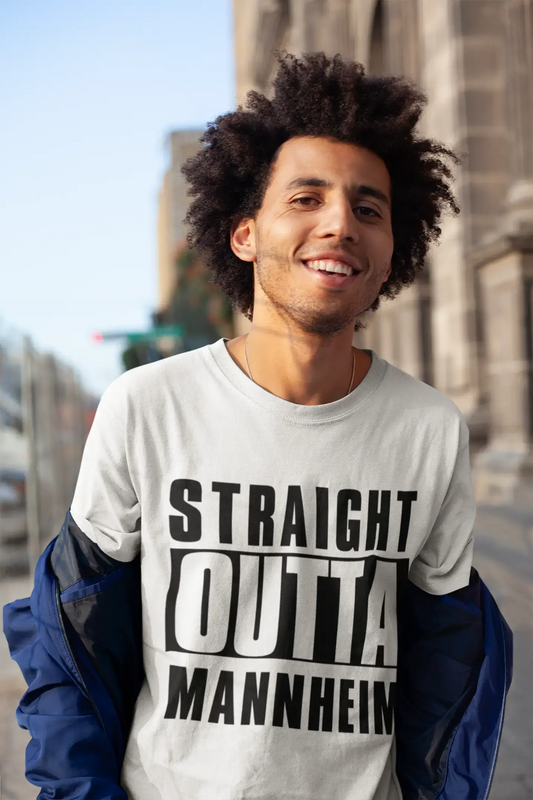 Straight Outta Mannheim, Men's Short Sleeve Round Neck T-shirt 00027