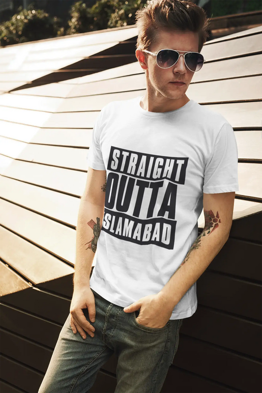 Straight Outta Islamabad, Men's Short Sleeve Round Neck T-shirt 00027