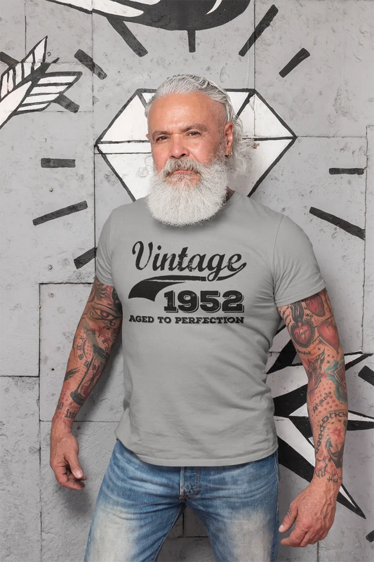 Homme Tee Vintage T Shirt Vintage Aged to Perfection 1952