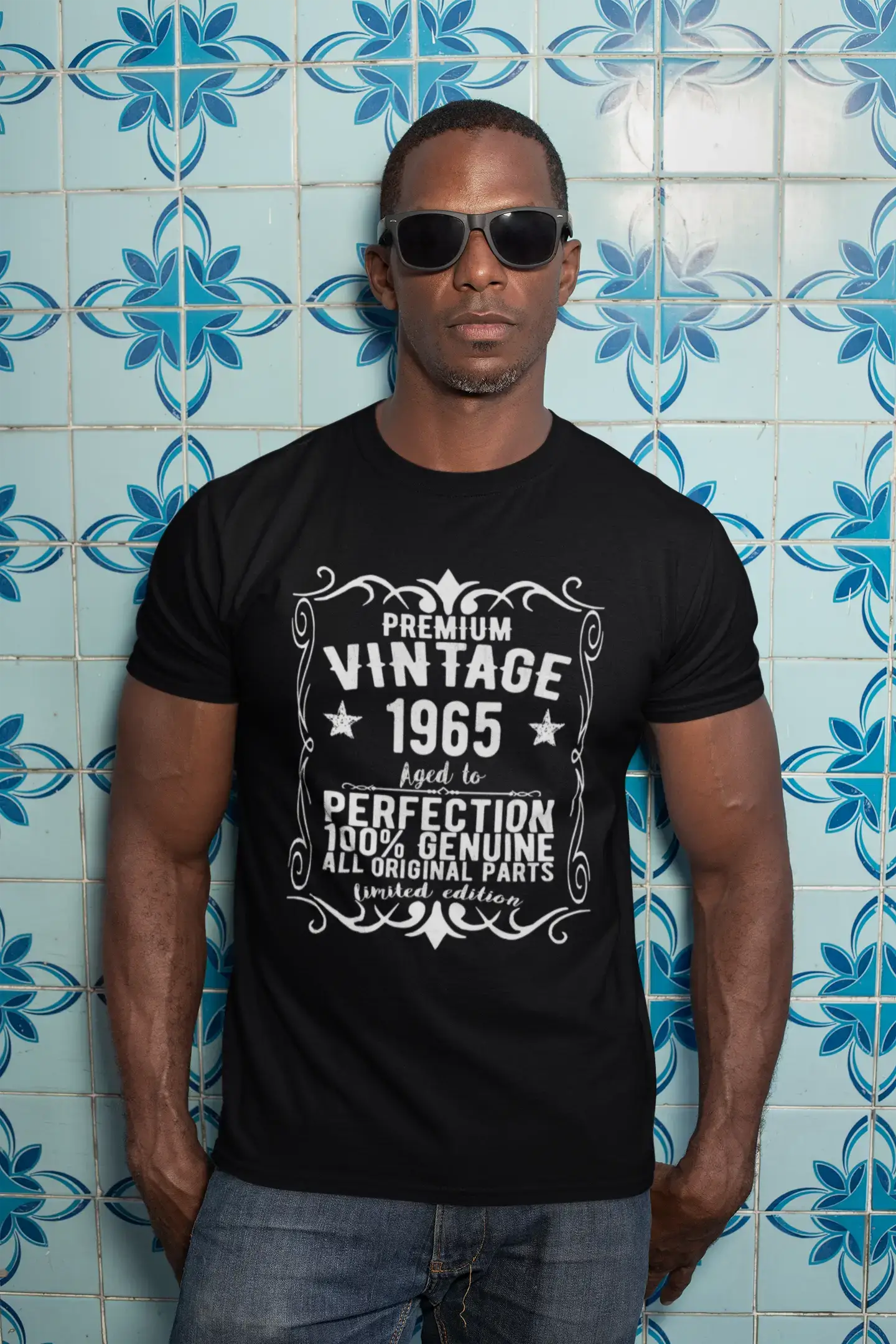 Homme Tee Vintage T Shirt Premium Vintage Year 1965