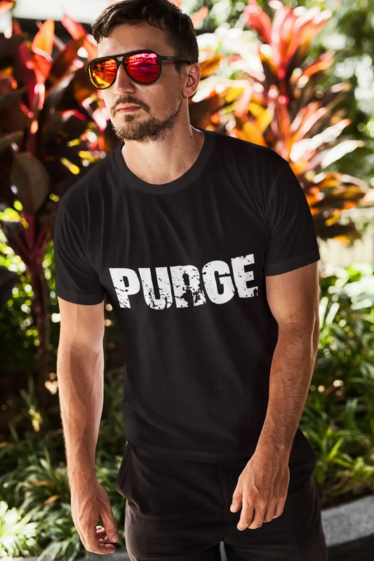 purge Men's Retro T shirt Black Birthday Gift 00546