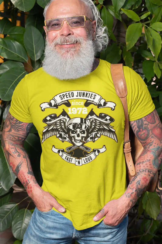 Speed Junkies Since 1972 Men's T-shirt Lemon Birthday Gift 00465