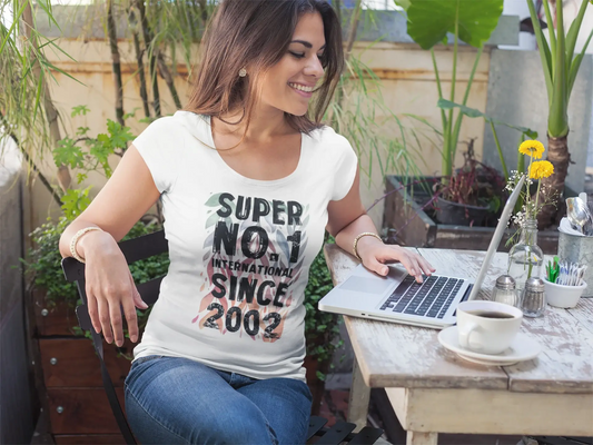 2002, Super No.1 Since 2002 Women's T-shirt White Birthday Gift 00505