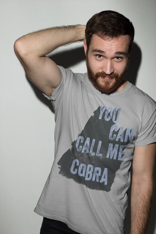 Homme Tee Vintage T Shirt Cobra, You Can Call Me Cobra