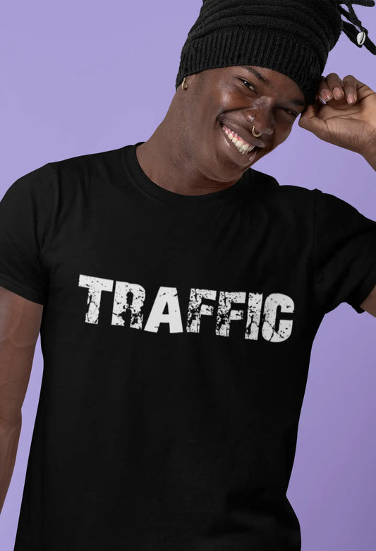 Traffic Men's Retro T shirt Black Birthday Gift 00546