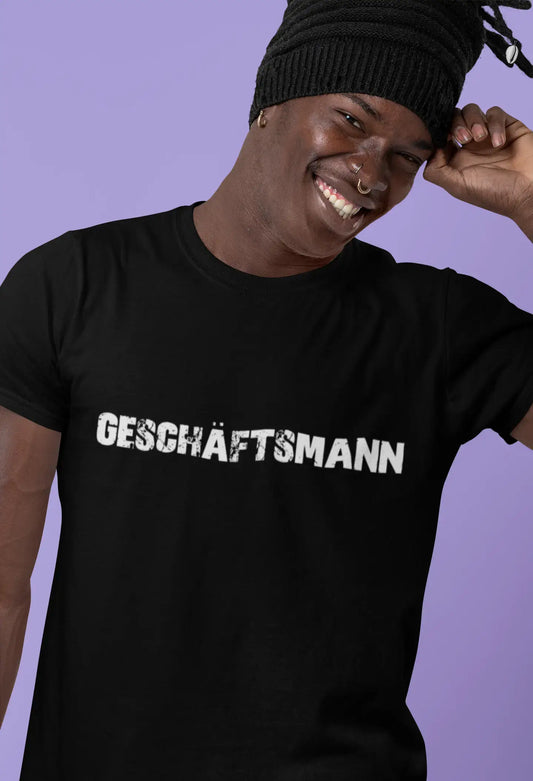 geschäftsmann Men's T shirt Black Birthday Gift 00548