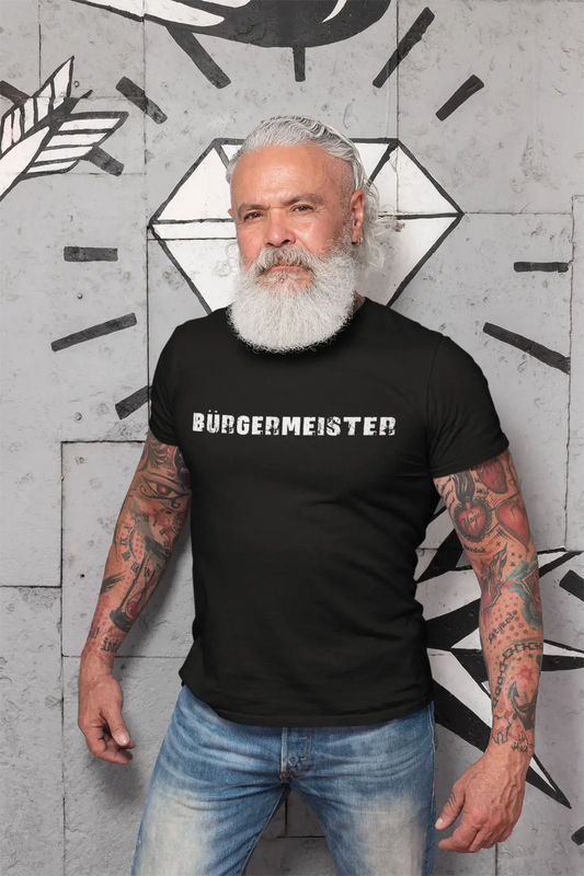bürgermeister Men's T shirt Black Birthday Gift 00548