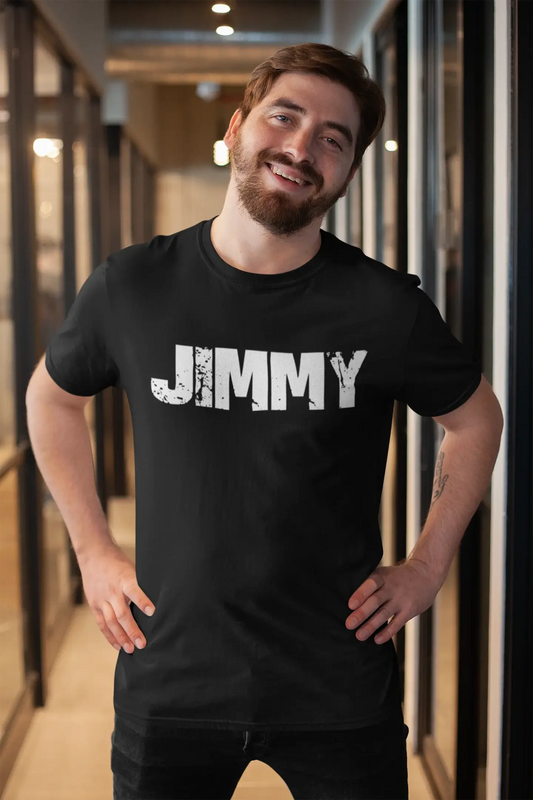 jimmy Men's Retro T shirt Black Birthday Gift 00553