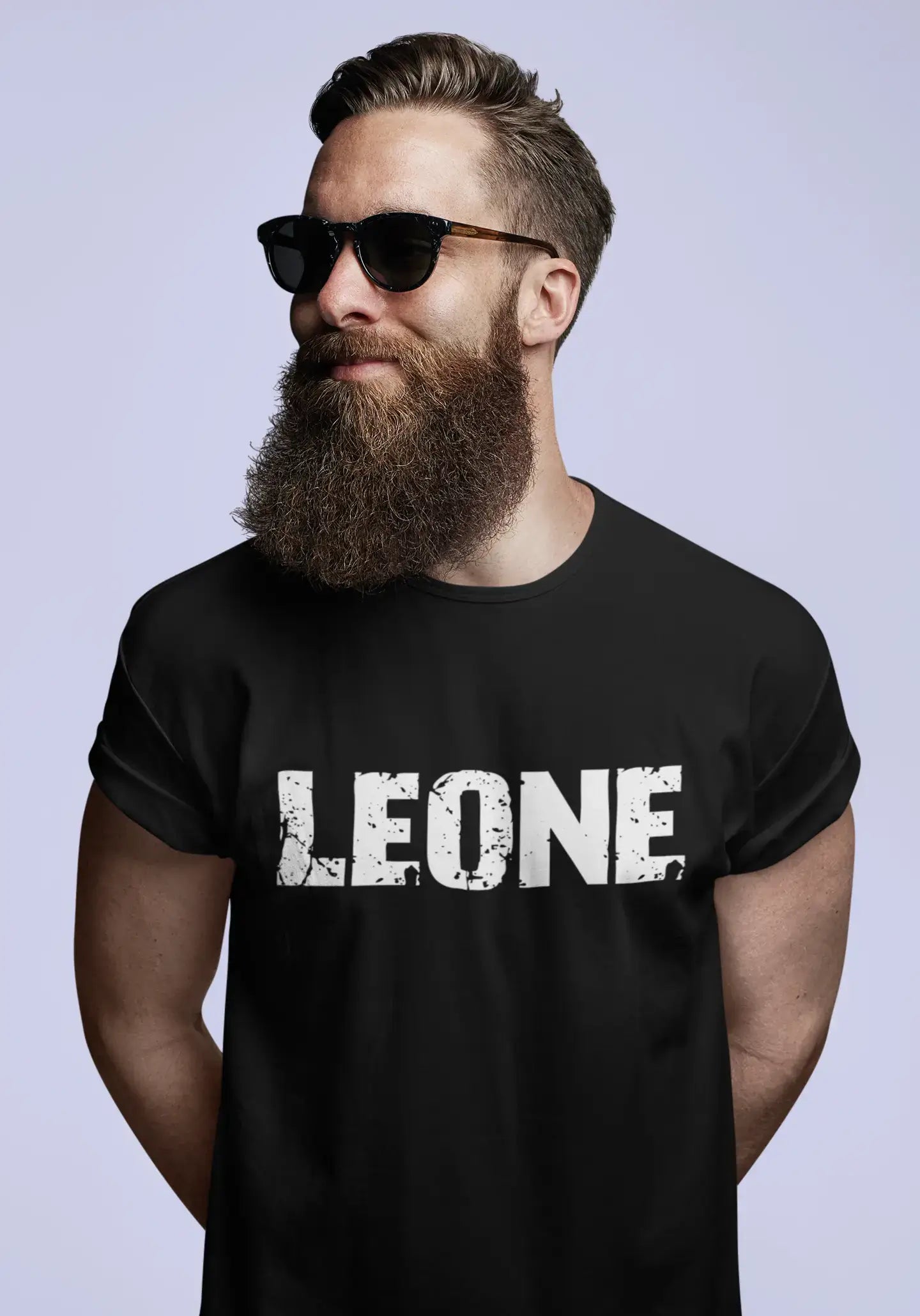 leone Men's Retro T shirt Black Birthday Gift 00553