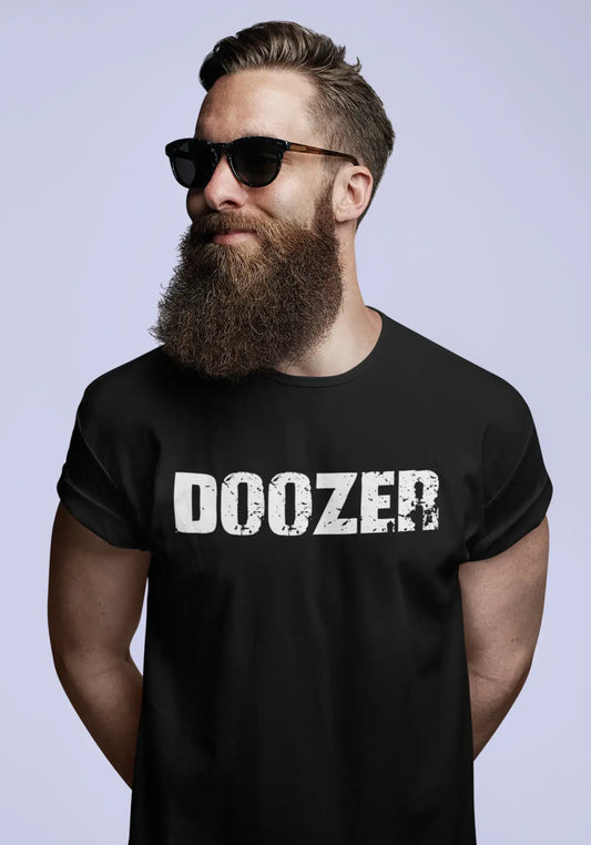 doozer Men's Vintage T shirt Black Birthday Gift 00554