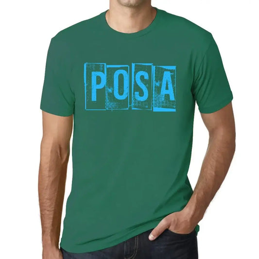 Men's Graphic T-Shirt Posa Eco-Friendly Limited Edition Short Sleeve Tee-Shirt Vintage Birthday Gift Novelty