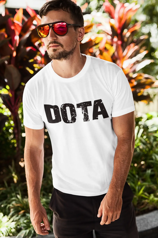 Men's Tee Shirt Vintage T shirt Dota X-Small White 00560