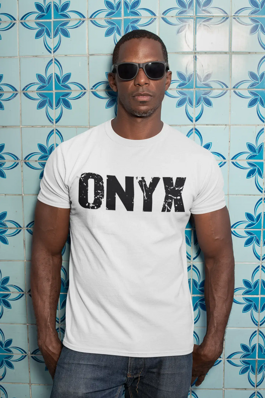Men's Tee Shirt Vintage T shirt Onyx X-Small White 00560