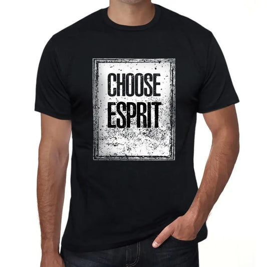 Men's Graphic T-Shirt Choose Esprit Eco-Friendly Limited Edition Short Sleeve Tee-Shirt Vintage Birthday Gift Novelty