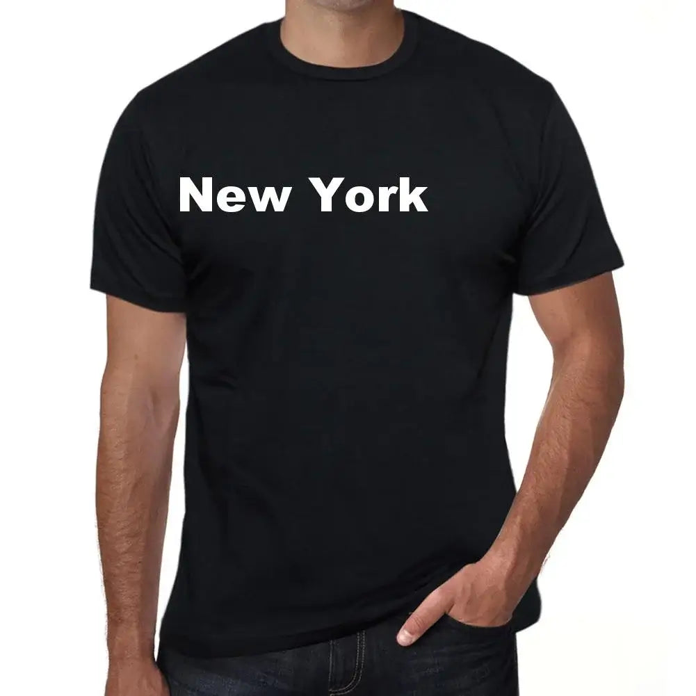 Men's Graphic T-Shirt New York Eco-Friendly Limited Edition Short Sleeve Tee-Shirt Vintage Birthday Gift Novelty