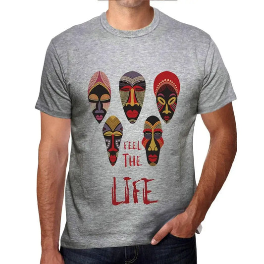 Men's Graphic T-Shirt Native Feel The Life Eco-Friendly Limited Edition Short Sleeve Tee-Shirt Vintage Birthday Gift Novelty