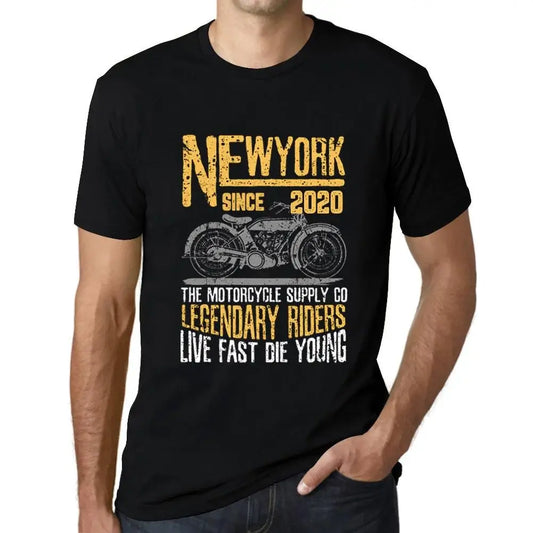 Men's Graphic T-Shirt Motorcycle Legendary Riders Since 2020 4th Birthday Anniversary 4 Year Old Gift 2020 Vintage Eco-Friendly Short Sleeve Novelty Tee
