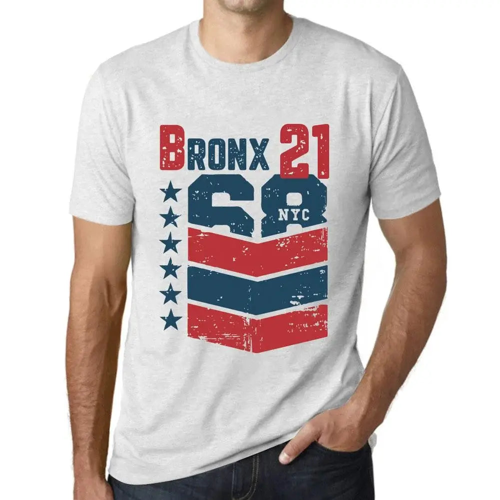 Men's Graphic T-Shirt Bronx 21 21st Birthday Anniversary 21 Year Old Gift 2003 Vintage Eco-Friendly Short Sleeve Novelty Tee