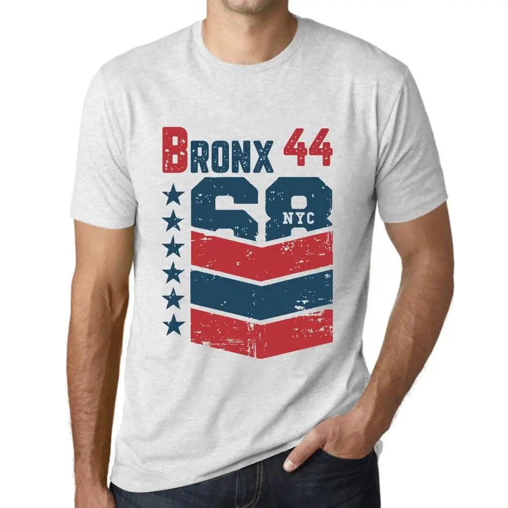 Men's Graphic T-Shirt Bronx 44 44th Birthday Anniversary 44 Year Old Gift 1980 Vintage Eco-Friendly Short Sleeve Novelty Tee
