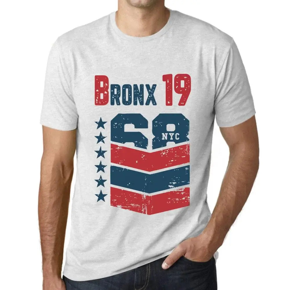 Men's Graphic T-Shirt Bronx 19 19th Birthday Anniversary 19 Year Old Gift 2005 Vintage Eco-Friendly Short Sleeve Novelty Tee