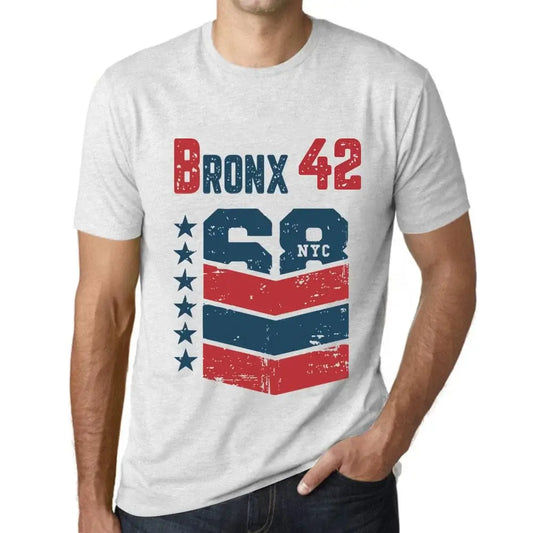 Men's Graphic T-Shirt Bronx 42 42nd Birthday Anniversary 42 Year Old Gift 1982 Vintage Eco-Friendly Short Sleeve Novelty Tee