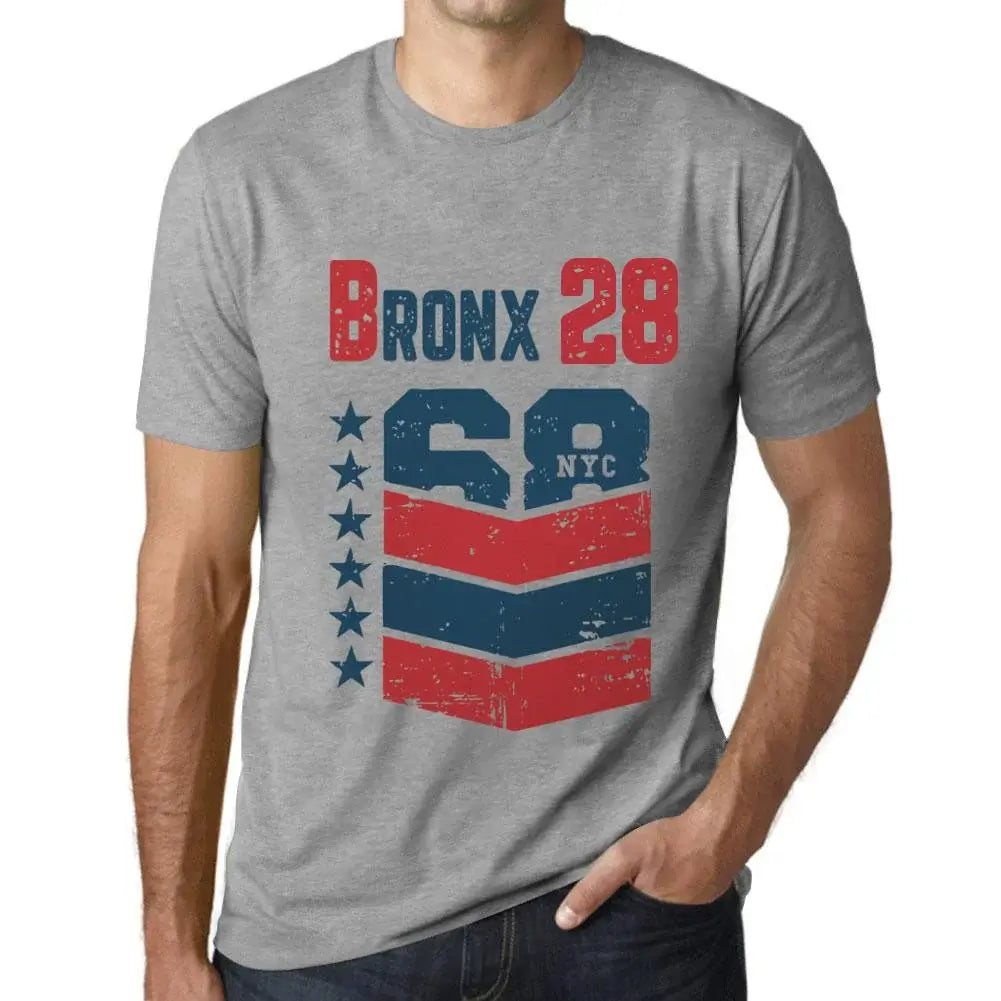 Men's Graphic T-Shirt Bronx 28 28th Birthday Anniversary 28 Year Old Gift 1996 Vintage Eco-Friendly Short Sleeve Novelty Tee