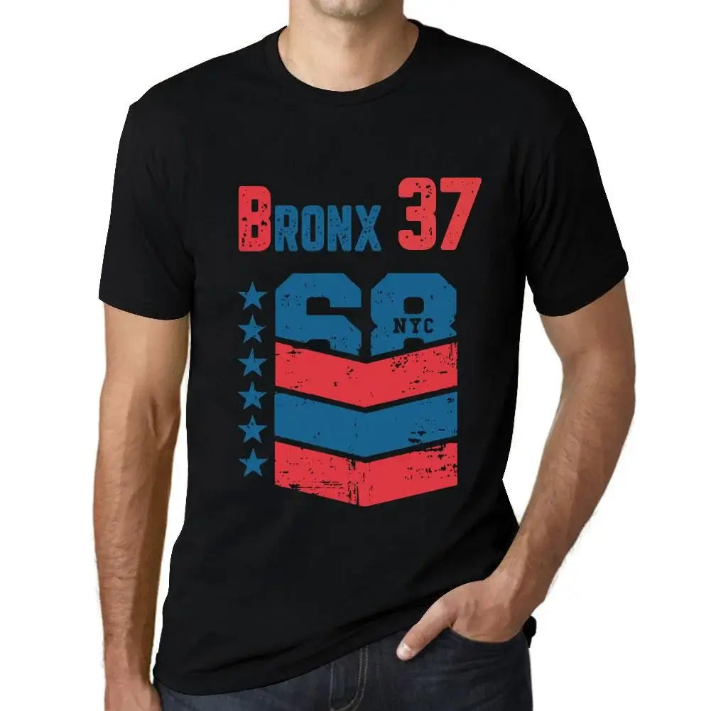 Men's Graphic T-Shirt Bronx 37 37th Birthday Anniversary 37 Year Old Gift 1987 Vintage Eco-Friendly Short Sleeve Novelty Tee