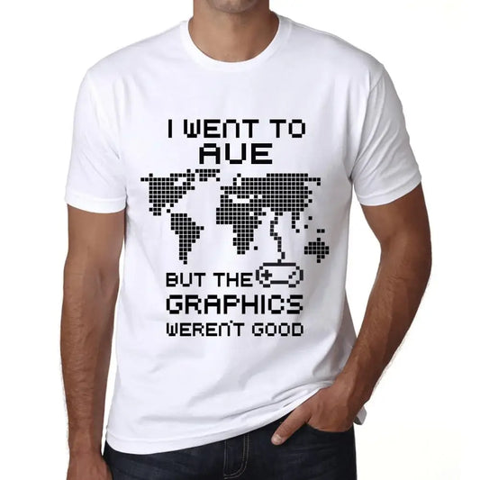 Men's Graphic T-Shirt I Went To Aue But The Graphics Weren’t Good Eco-Friendly Limited Edition Short Sleeve Tee-Shirt Vintage Birthday Gift Novelty