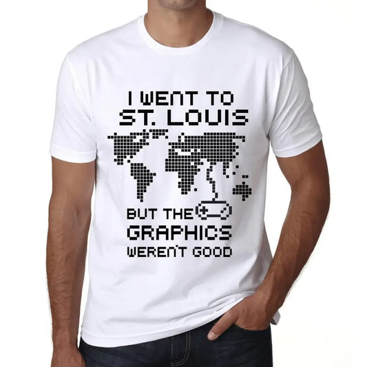 Men's Graphic T-Shirt I Went To St Louis But The Graphics Weren’t Good Eco-Friendly Limited Edition Short Sleeve Tee-Shirt Vintage Birthday Gift Novelty