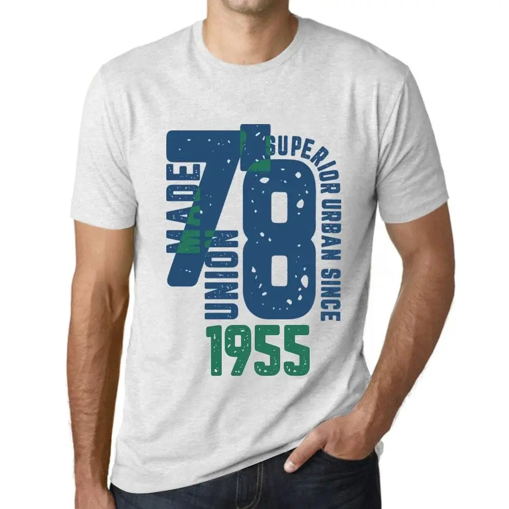 Men's Graphic T-Shirt Superior Urban Style Since 1955 69th Birthday Anniversary 69 Year Old Gift 1955 Vintage Eco-Friendly Short Sleeve Novelty Tee