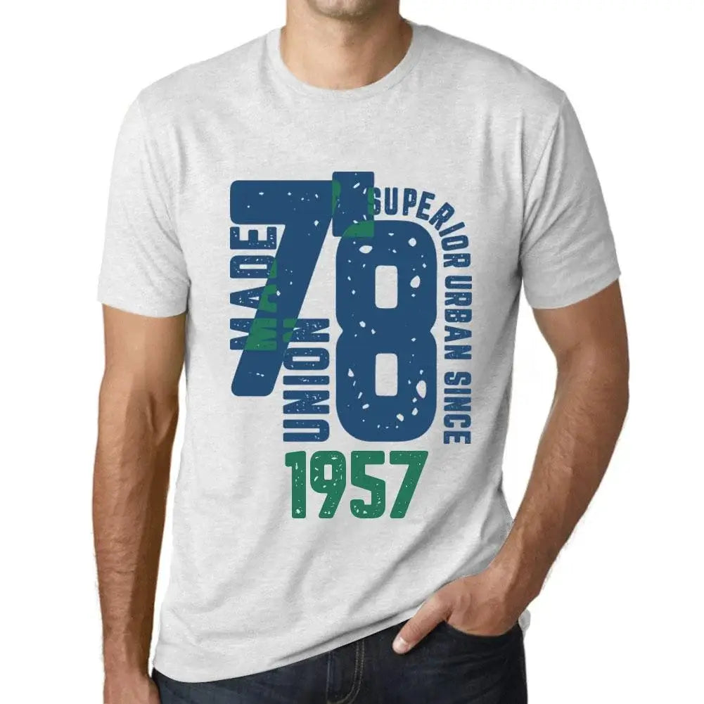 Men's Graphic T-Shirt Superior Urban Style Since 1957 67th Birthday Anniversary 67 Year Old Gift 1957 Vintage Eco-Friendly Short Sleeve Novelty Tee