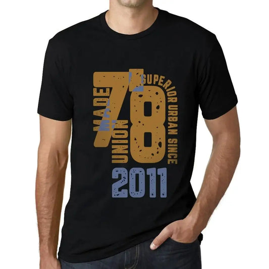 Men's Graphic T-Shirt Superior Urban Style Since 2011 13rd Birthday Anniversary 13 Year Old Gift 2011 Vintage Eco-Friendly Short Sleeve Novelty Tee