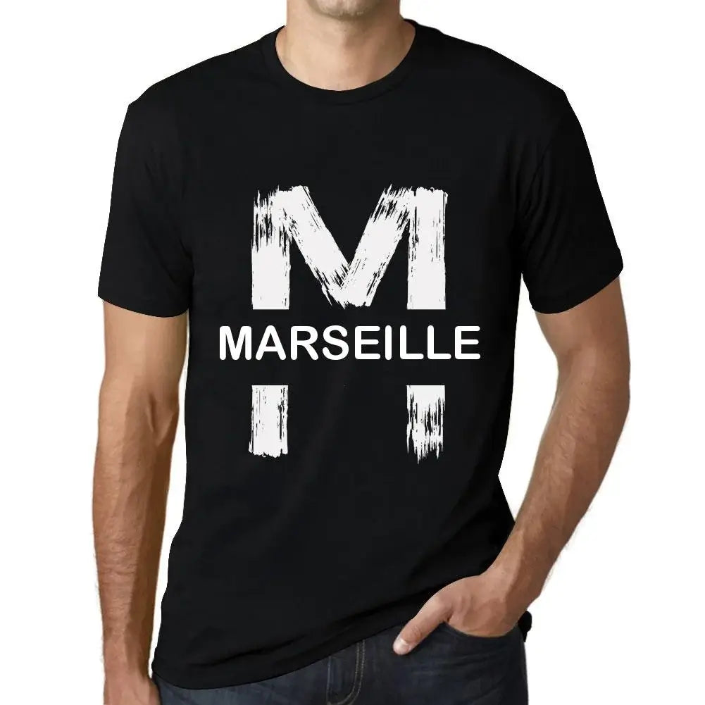 Men's Graphic T-Shirt Marseille Eco-Friendly Limited Edition Short Sleeve Tee-Shirt Vintage Birthday Gift Novelty