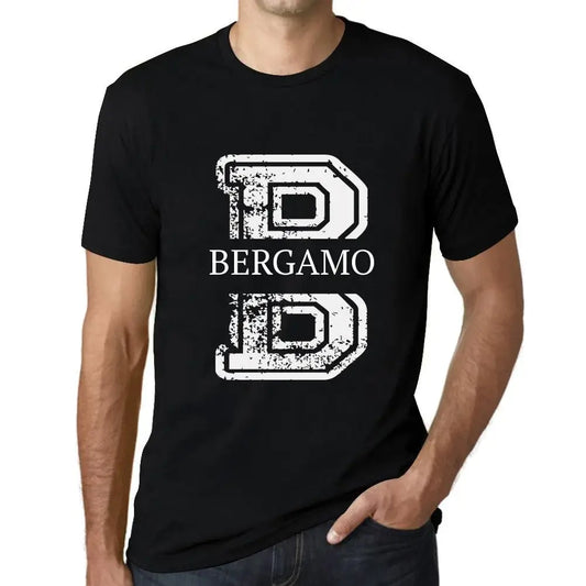 Men's Graphic T-Shirt Bergamo Eco-Friendly Limited Edition Short Sleeve Tee-Shirt Vintage Birthday Gift Novelty