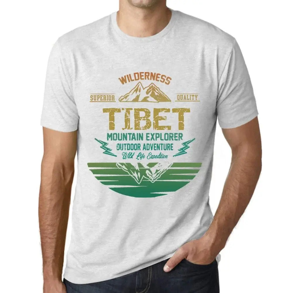 Men's Graphic T-Shirt Outdoor Adventure, Wilderness, Mountain Explorer Tibet Eco-Friendly Limited Edition Short Sleeve Tee-Shirt Vintage Birthday Gift Novelty