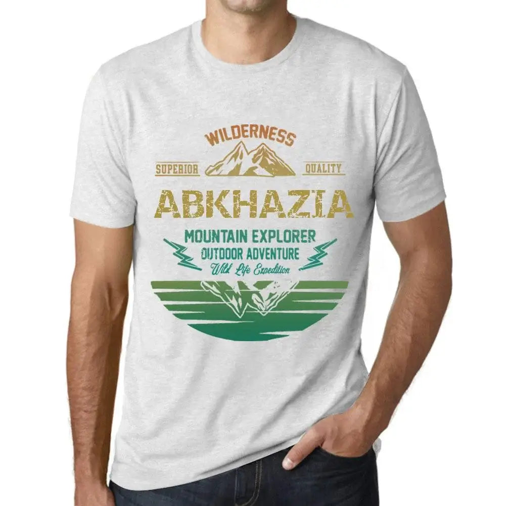 Men's Graphic T-Shirt Outdoor Adventure, Wilderness, Mountain Explorer Abkhazia Eco-Friendly Limited Edition Short Sleeve Tee-Shirt Vintage Birthday Gift Novelty