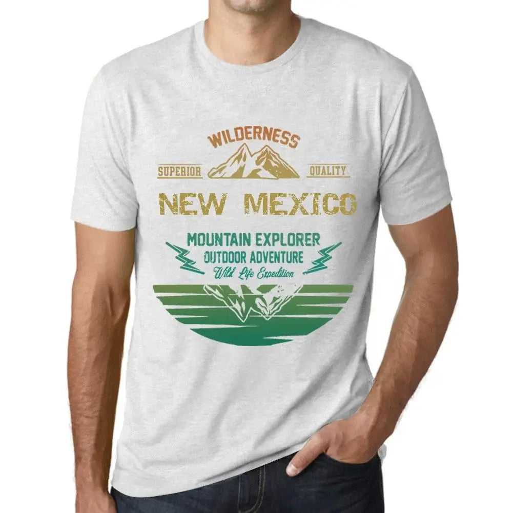 Men's Graphic T-Shirt Outdoor Adventure, Wilderness, Mountain Explorer New Mexico Eco-Friendly Limited Edition Short Sleeve Tee-Shirt Vintage Birthday Gift Novelty