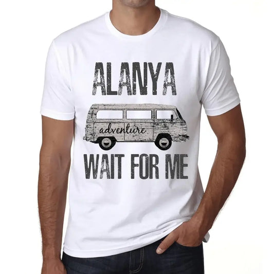 Men's Graphic T-Shirt Adventure Wait For Me In Alanya Eco-Friendly Limited Edition Short Sleeve Tee-Shirt Vintage Birthday Gift Novelty