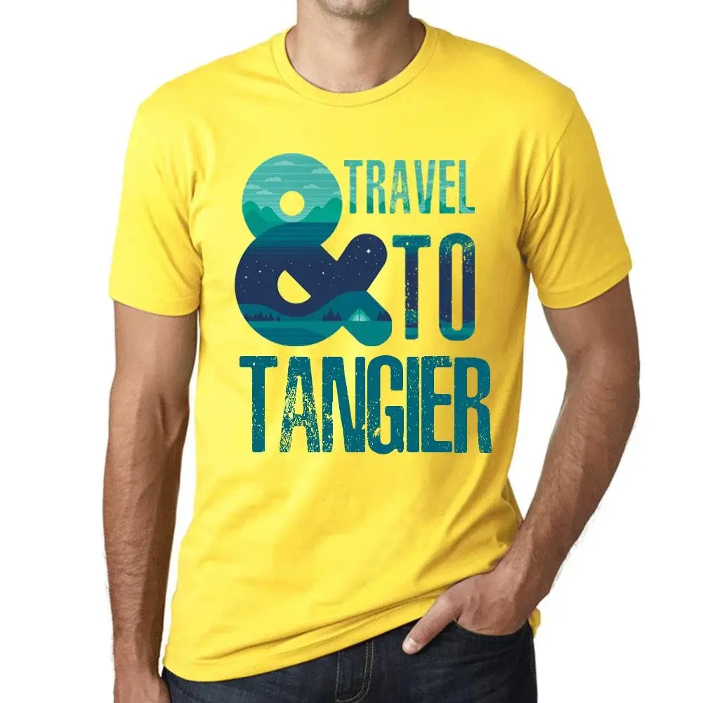 Men's Graphic T-Shirt And Travel To Tangier Eco-Friendly Limited Edition Short Sleeve Tee-Shirt Vintage Birthday Gift Novelty