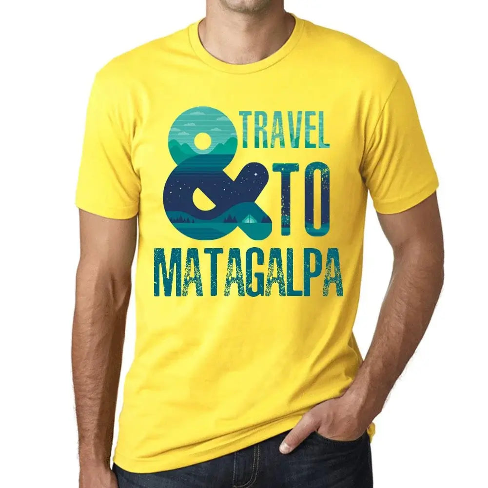 Men's Graphic T-Shirt And Travel To Matagalpa Eco-Friendly Limited Edition Short Sleeve Tee-Shirt Vintage Birthday Gift Novelty