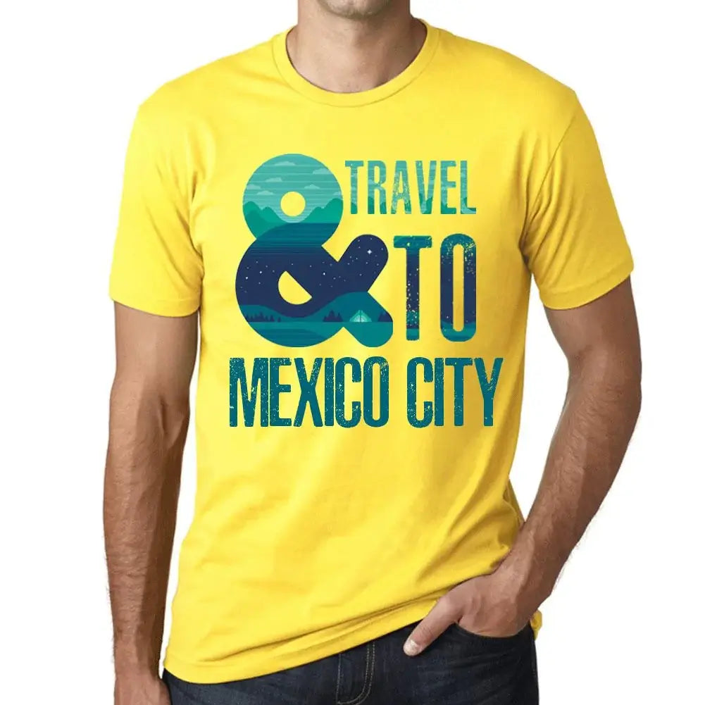 Men's Graphic T-Shirt And Travel To Mexico City Eco-Friendly Limited Edition Short Sleeve Tee-Shirt Vintage Birthday Gift Novelty