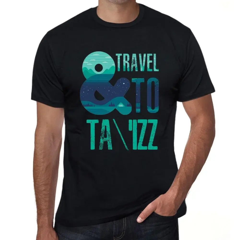 Men's Graphic T-Shirt And Travel To Taizz Eco-Friendly Limited Edition Short Sleeve Tee-Shirt Vintage Birthday Gift Novelty