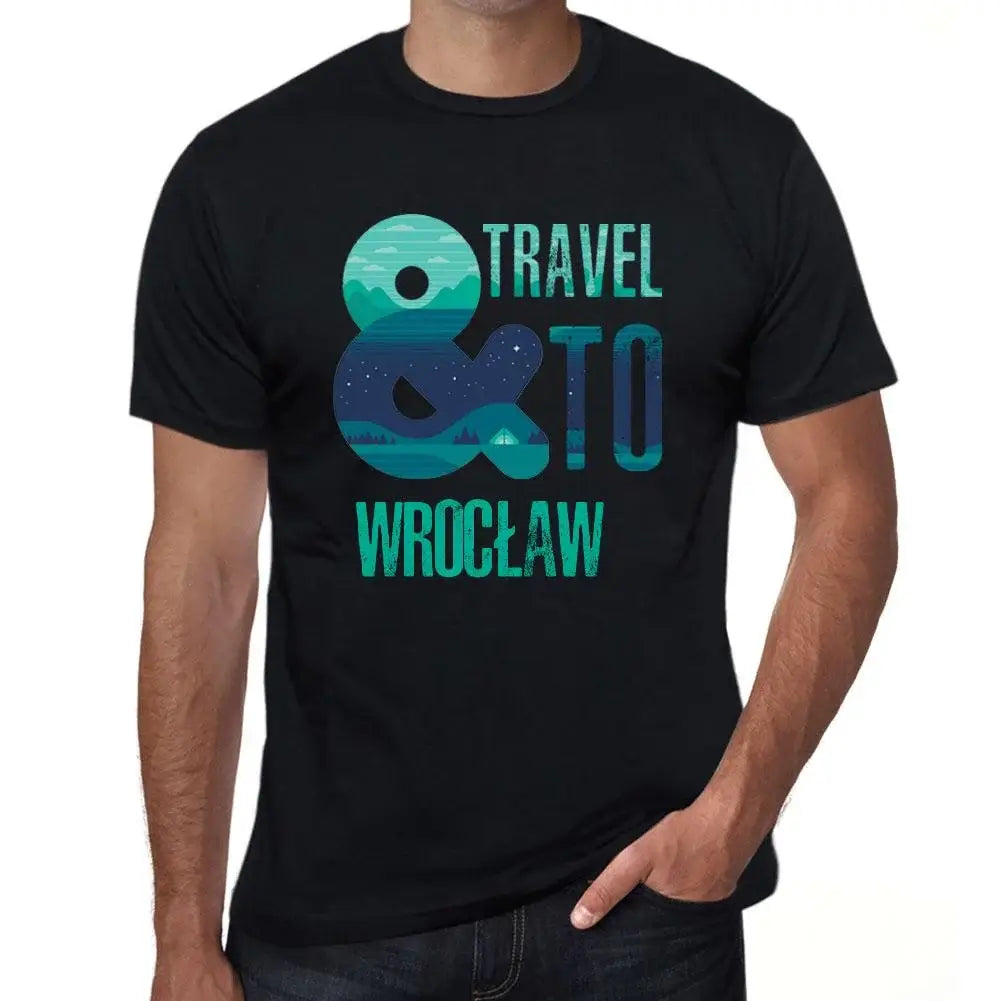 Men's Graphic T-Shirt And Travel To Wrocław Eco-Friendly Limited Edition Short Sleeve Tee-Shirt Vintage Birthday Gift Novelty