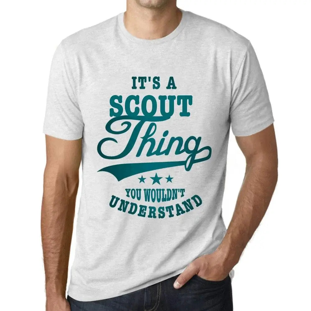 Men's Graphic T-Shirt It's A Scout Thing You Wouldn’t Understand Eco-Friendly Limited Edition Short Sleeve Tee-Shirt Vintage Birthday Gift Novelty
