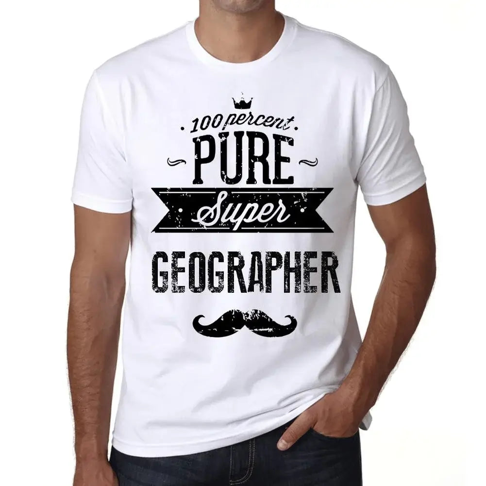 Men's Graphic T-Shirt 100% Pure Super Geographer Eco-Friendly Limited Edition Short Sleeve Tee-Shirt Vintage Birthday Gift Novelty